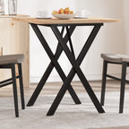 Eettafel 180X90X75,5 Cm Massief Grenenhout En Staal