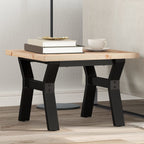 Eettafel 160X80X75,5 Cm Massief Grenenhout En Staal