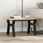 Eettafel 160X80X75,5 Cm Massief Grenenhout En Staal