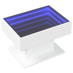 Salontafel Met Led 70X50X45 Cm Bewerkt Hout