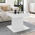 Salontafel Met Led 50X50X45 Cm Bewerkt Hout