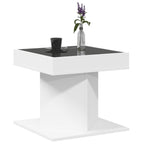Salontafel Met Led 50X50X45 Cm Bewerkt Hout