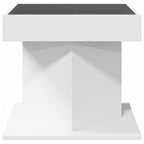 Salontafel Met Led 50X50X45 Cm Bewerkt Hout