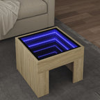 Salontafel Met Infinity Led 70X50X30 Cm Kleurig Sonoma Eiken