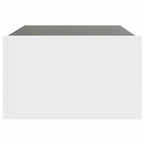Salontafel Met Infinity Led 70X50X30 Cm Wit