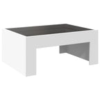 Salontafel Met Infinity Led 70X50X30 Cm Wit