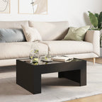 Salontafel Met Infinity Led 70X50X30 Cm Zwart