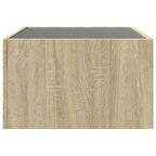Salontafel Met Infinity Led 70X50X30 Cm Kleurig Sonoma Eiken