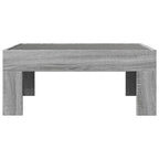 Salontafel Met Infinity Led 70X50X30 Cm Eikenkleur Grijs Sonoma