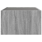 Salontafel Met Infinity Led 70X50X30 Cm Eikenkleur Grijs Sonoma
