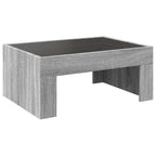 Salontafel Met Infinity Led 70X50X30 Cm Eikenkleur Grijs Sonoma
