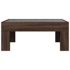 Salontafel Met Infinity Led 70X50X30 Cm Ig Bruin Eikenkleur