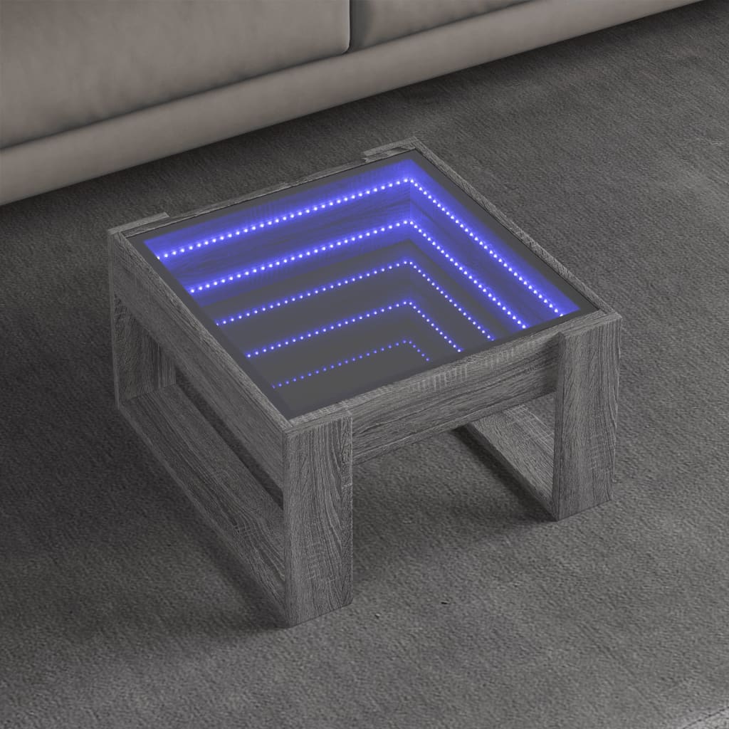 Salontafel Met Infinity Led 70X53X30 Cm