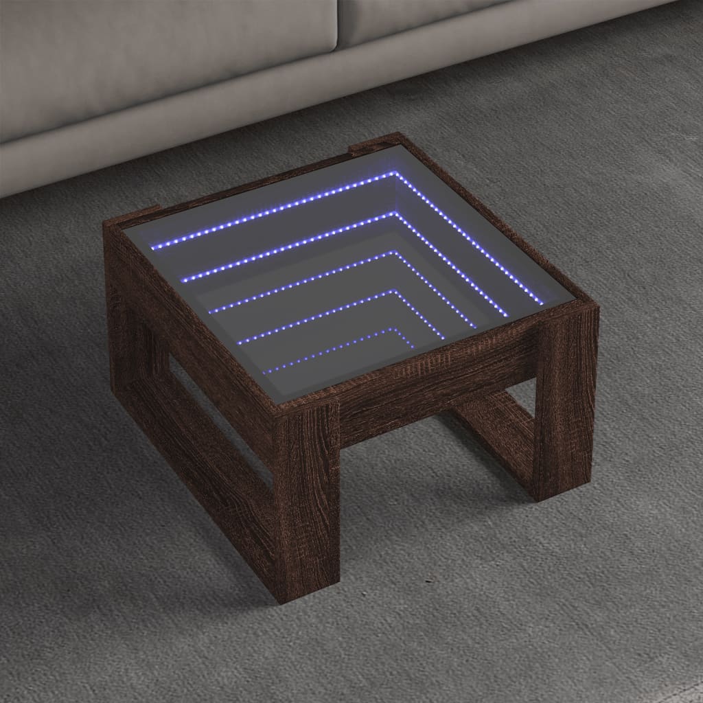 Salontafel Met Infinity Led 70X53X30 Cm