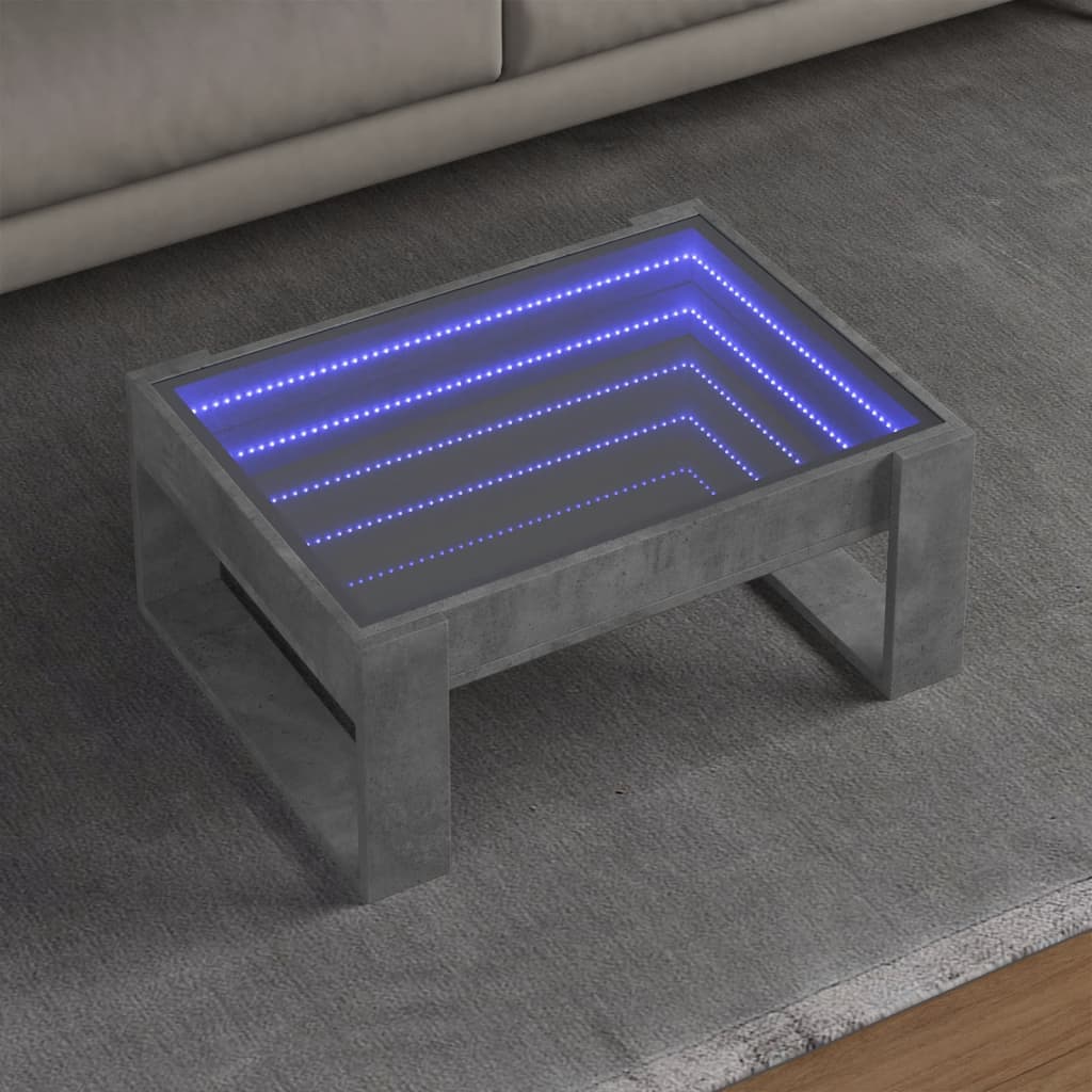 Salontafel Met Infinity Led 70X53X30 Cm