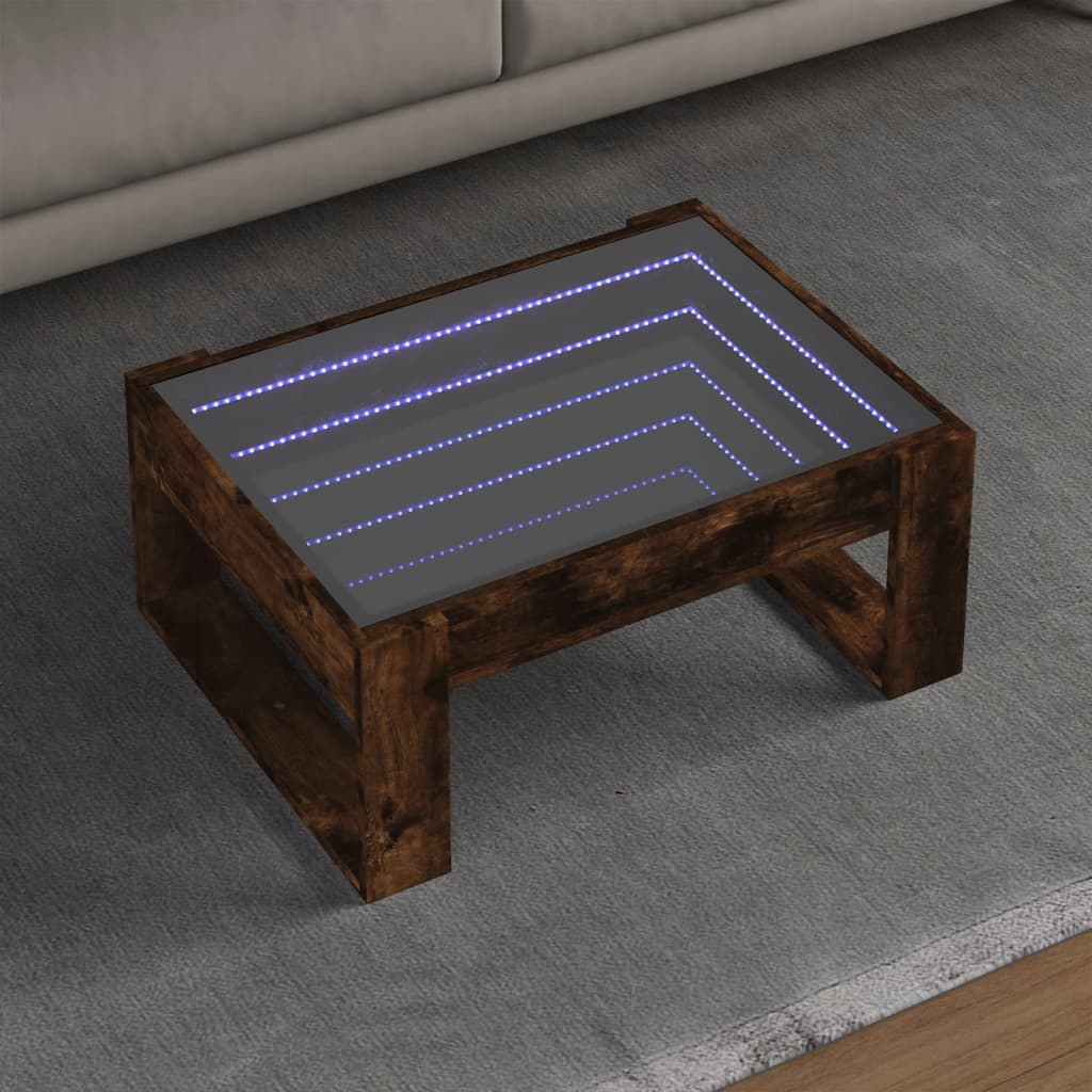 Salontafel Met Infinity Led 70X53X30 Cm