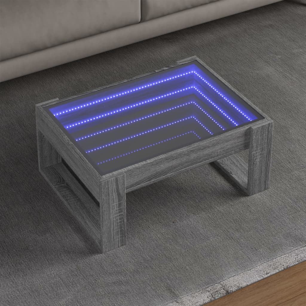 Salontafel Met Infinity Led 70X53X30 Cm