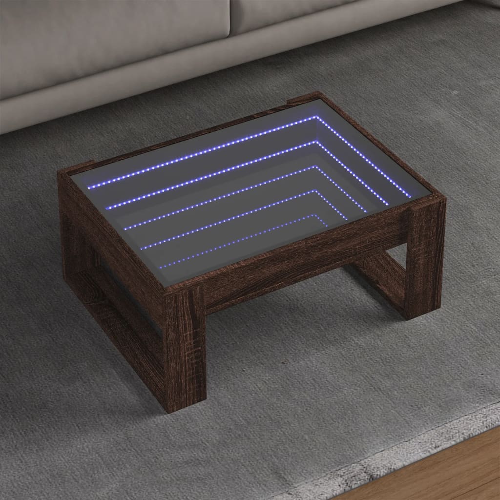 Salontafel Met Infinity Led 70X53X30 Cm