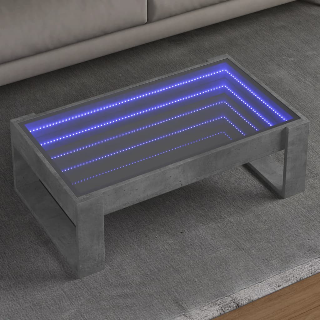 Salontafel Met Infinity Led 70X53X30 Cm
