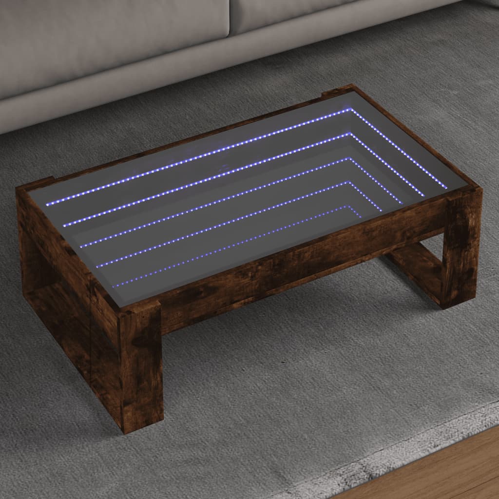 Salontafel Met Infinity Led 70X53X30 Cm