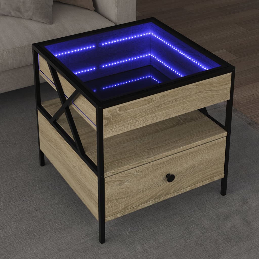 Salontafel Met Infinity Led Kleurig