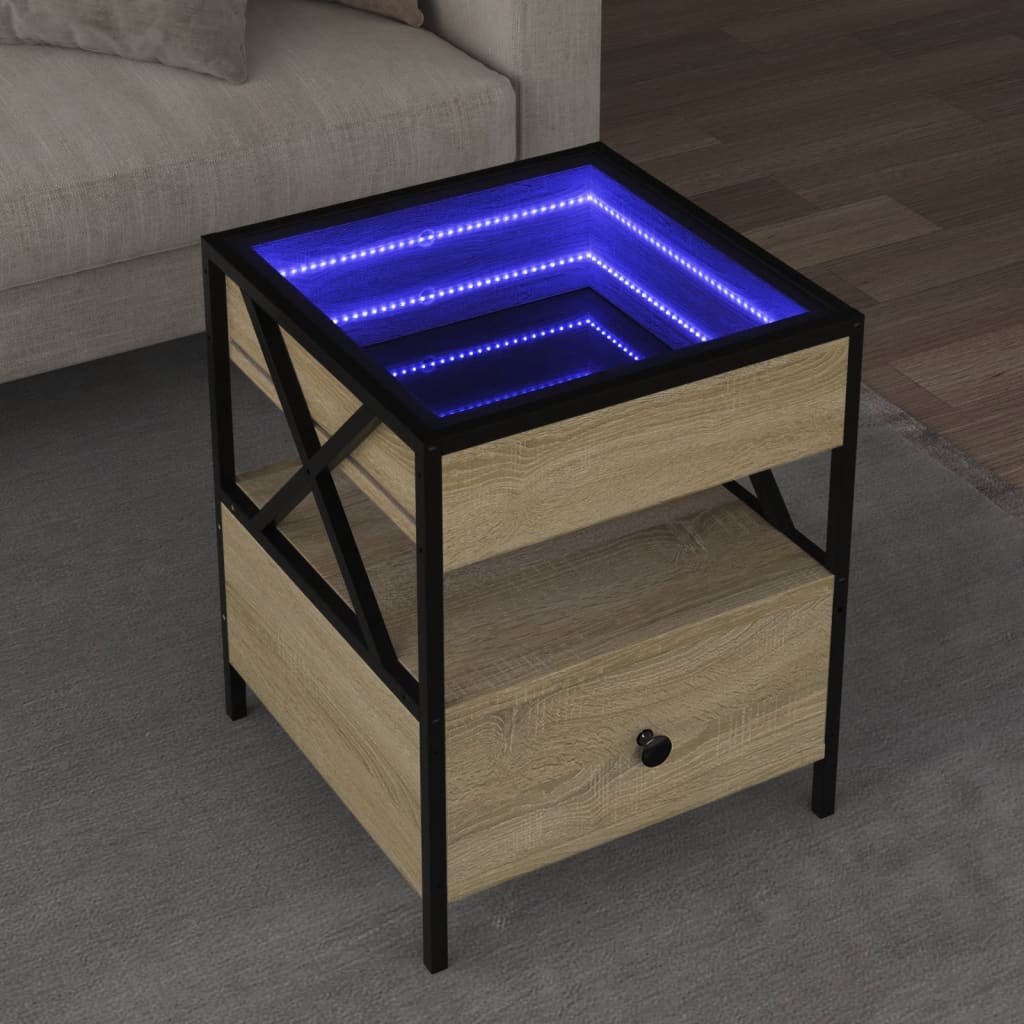 Salontafel Met Infinity Led Kleurig
