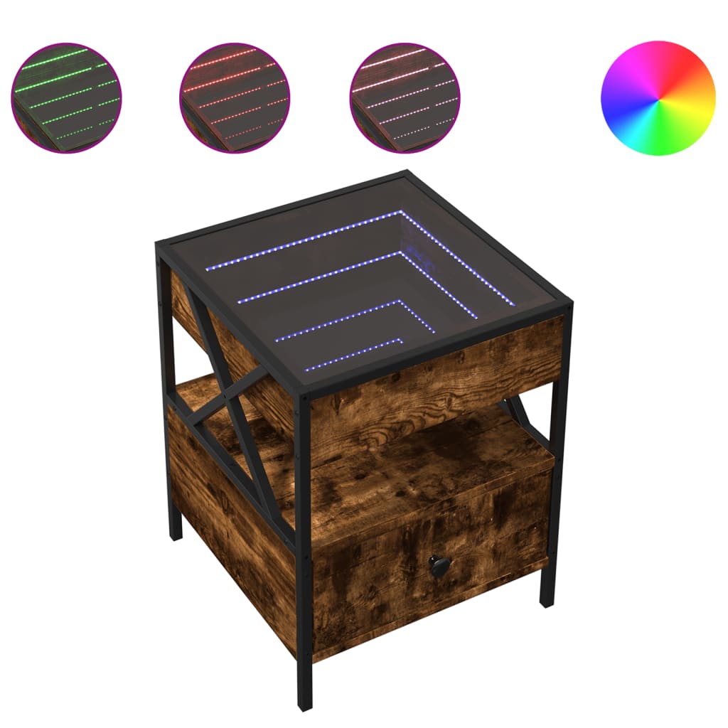 Salontafel Met Infinity Led Kleurig