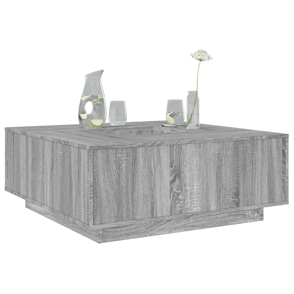 Salontafel 100X100X40 Cm Bewerkt Hout