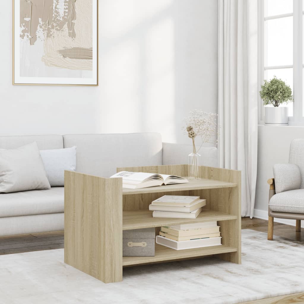 Salontafel 100X50X50 Cm Bewerkt Hout Kleurig