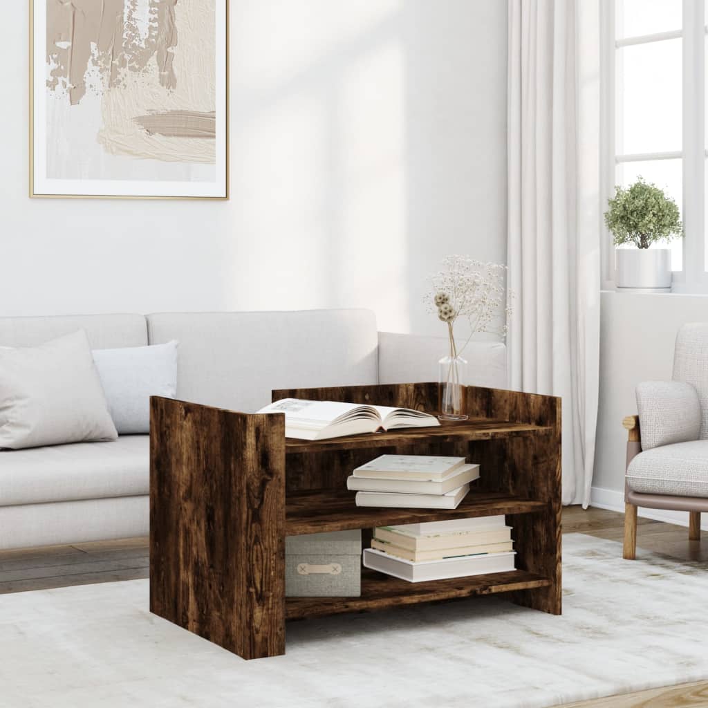 Salontafel 100X50X50 Cm Bewerkt Hout Kleurig
