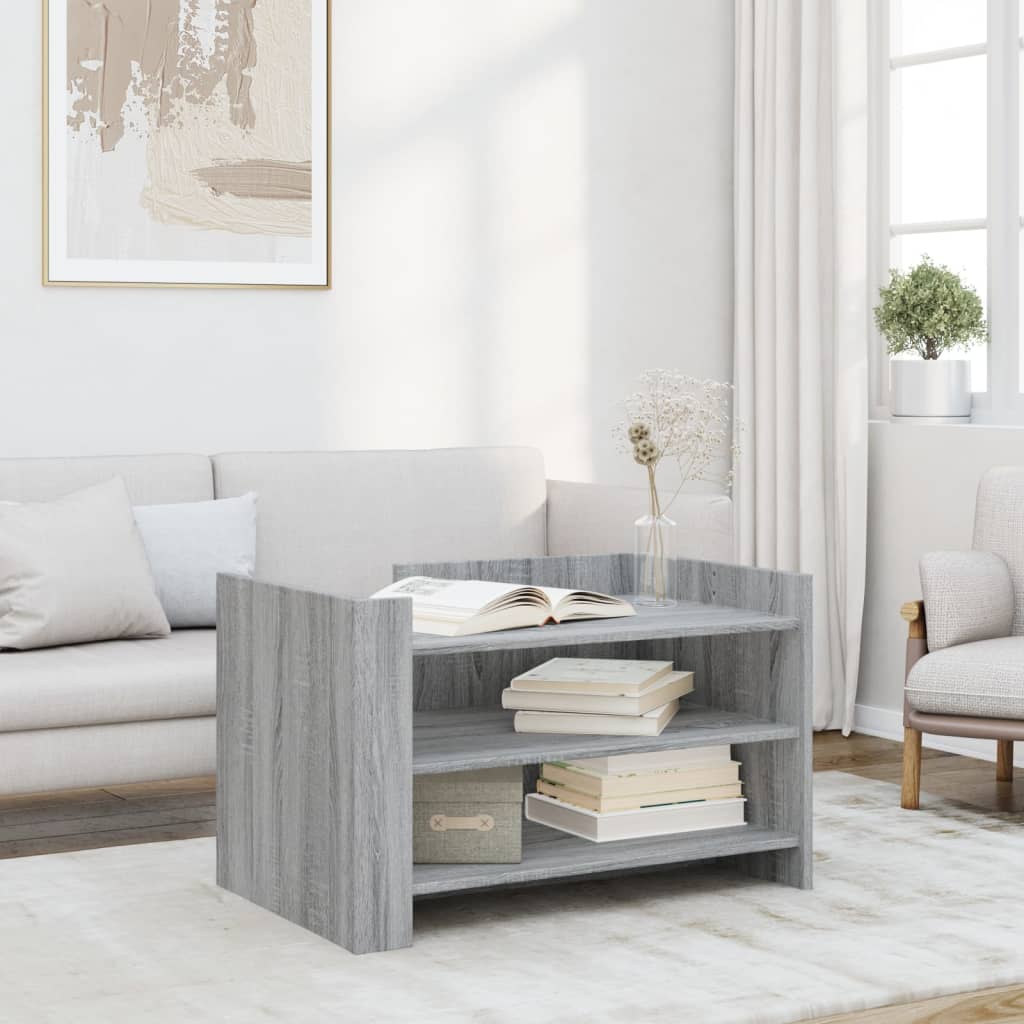 Salontafel 100X50X50 Cm Bewerkt Hout Kleurig