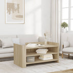 Salontafel 100X50X50 Cm Bewerkt Hout Kleurig