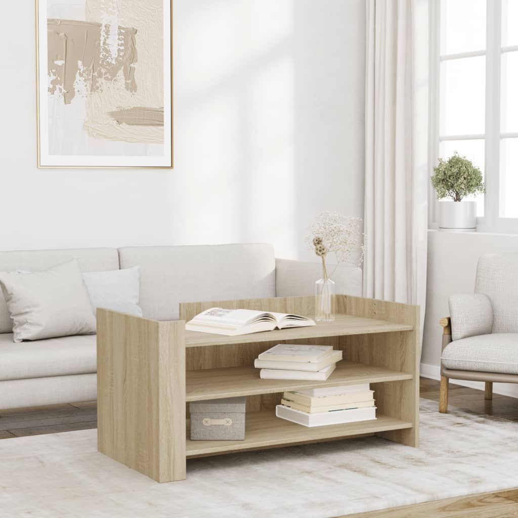 Salontafel 100X50X50 Cm Bewerkt Hout Kleurig