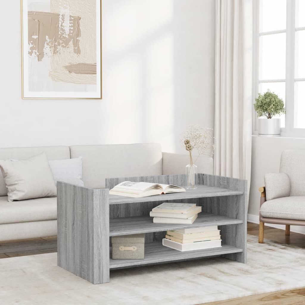 Salontafel 100X50X50 Cm Bewerkt Hout Kleurig