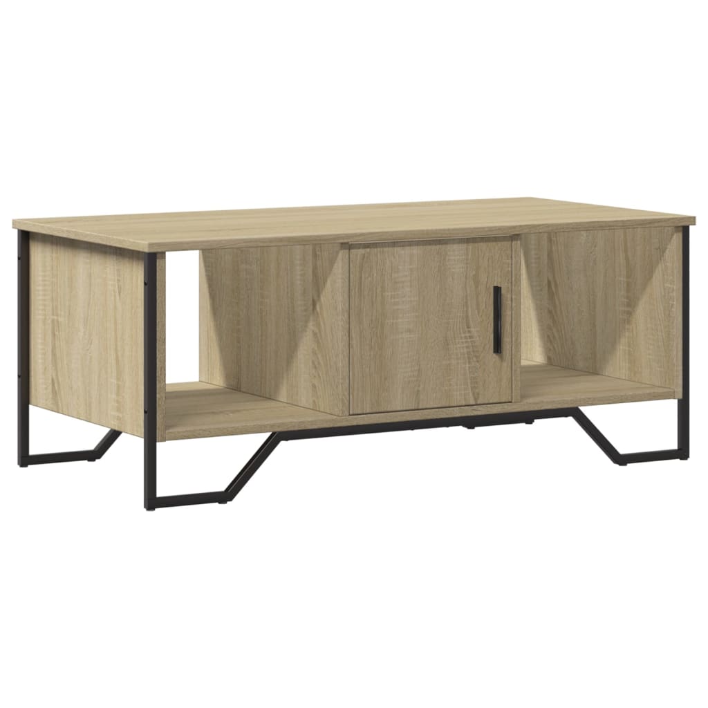 Salontafel 100X51X40 Cm Bewerkt Hout Kleurig