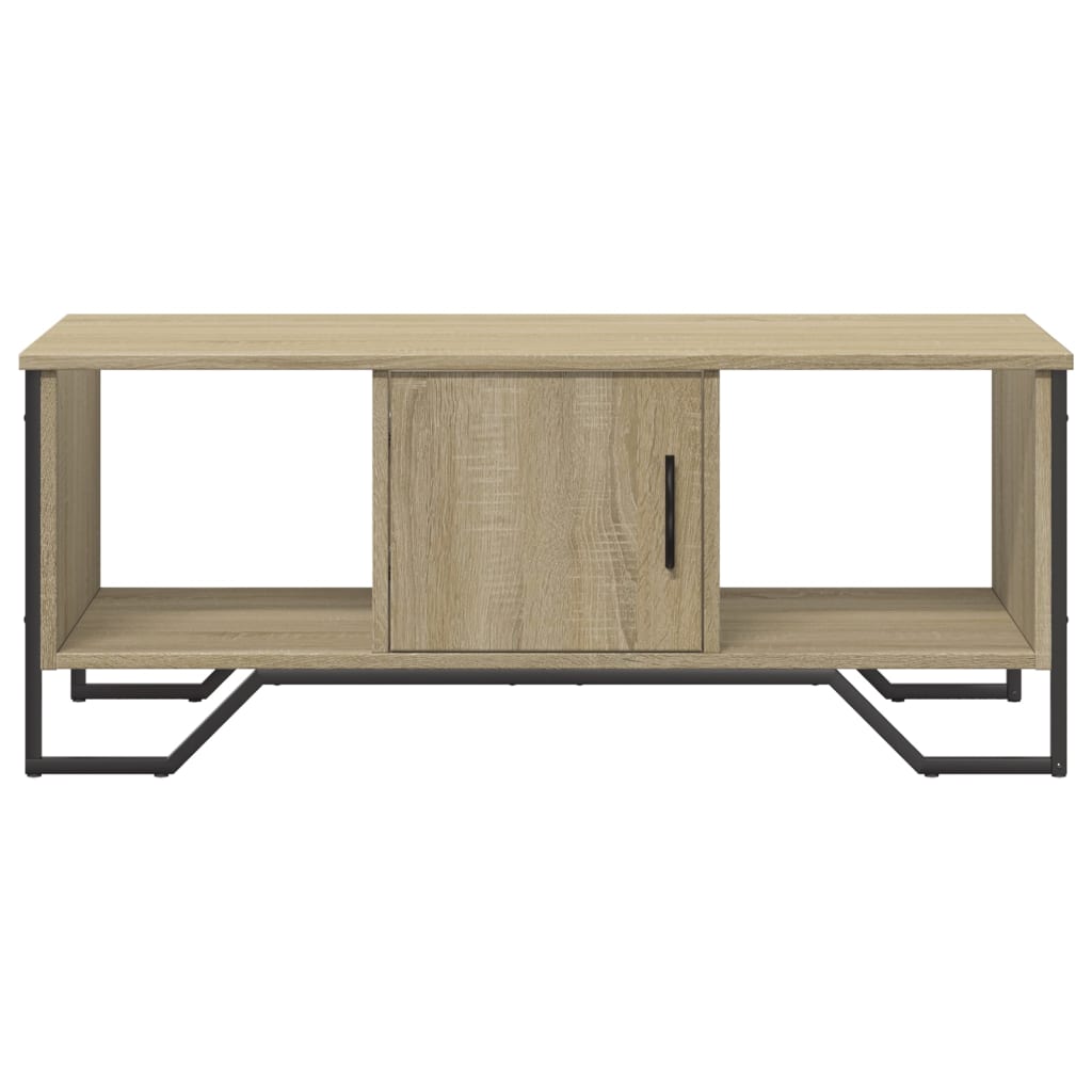 Salontafel 100X51X40 Cm Bewerkt Hout Kleurig