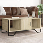 Salontafel 100X51X40 Cm Bewerkt Hout Kleurig