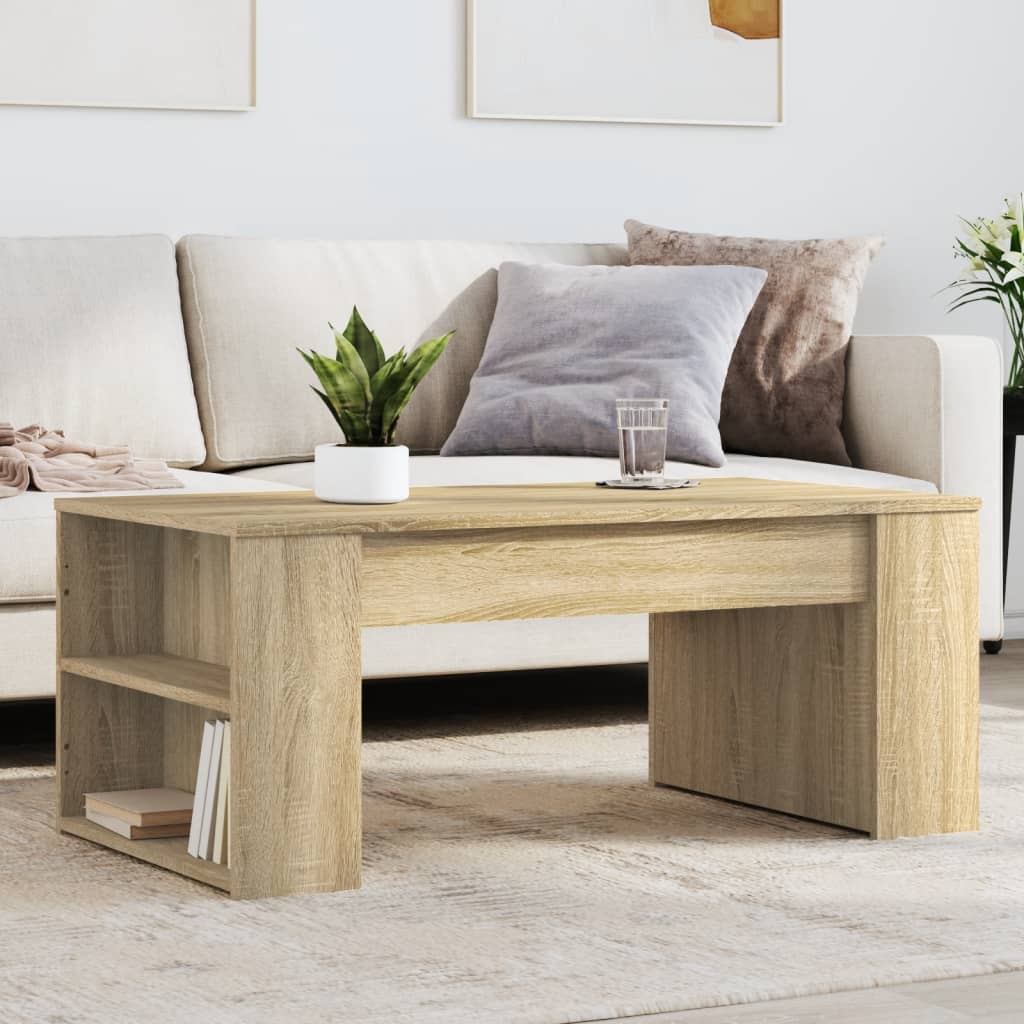 Salontafel 102X55X42 Cm Bewerkt Hout