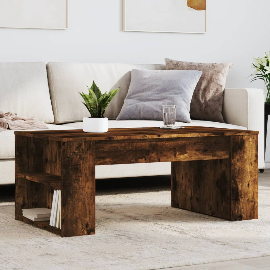 Salontafel 102X55X42 Cm Bewerkt Hout