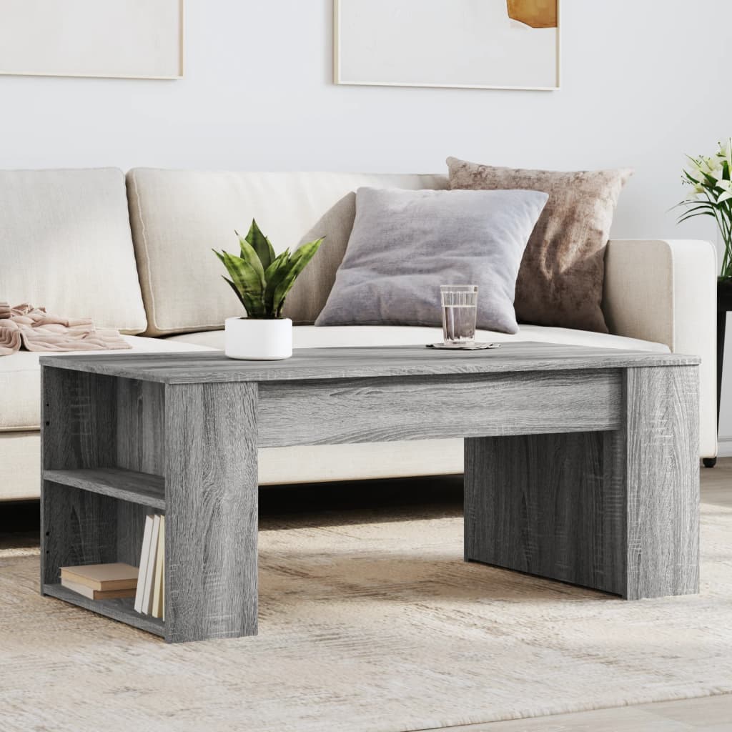 Salontafel 102X55X42 Cm Bewerkt Hout