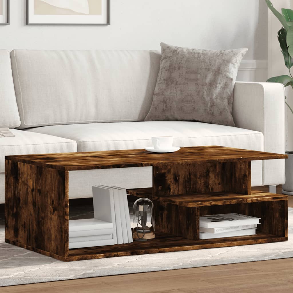 Salontafel 102X55X35 Cm Bewerkt Hout