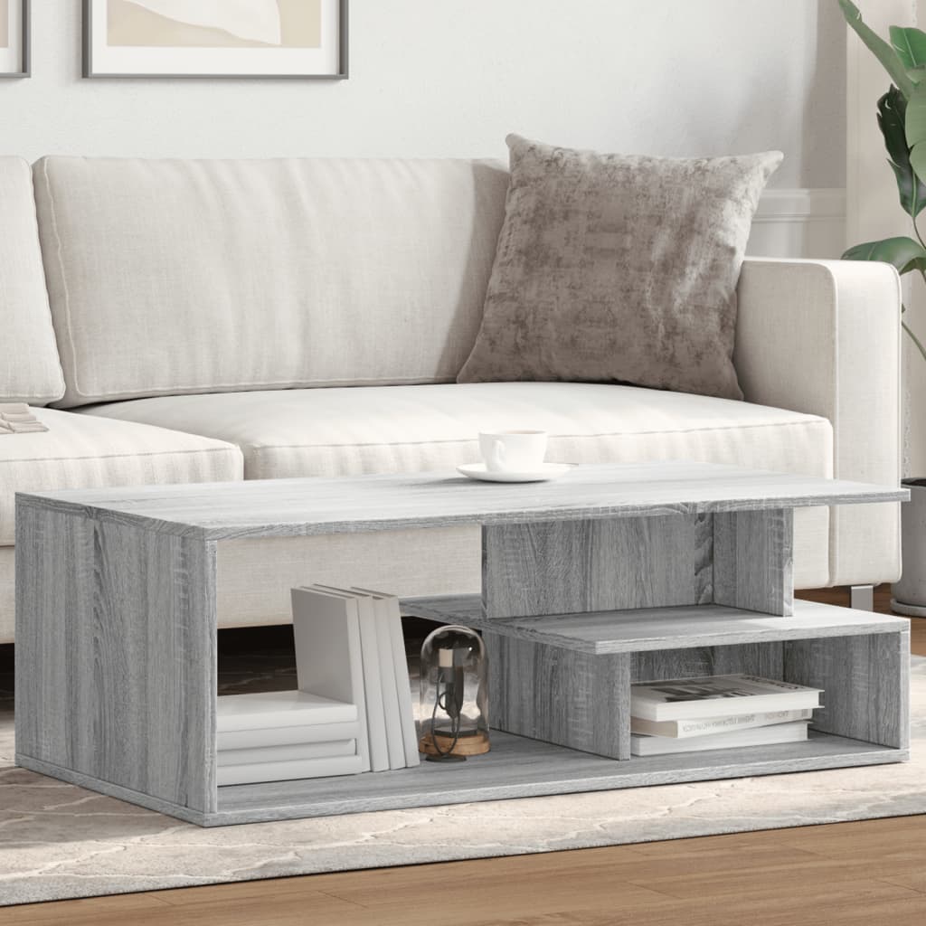 Salontafel 102X55X35 Cm Bewerkt Hout