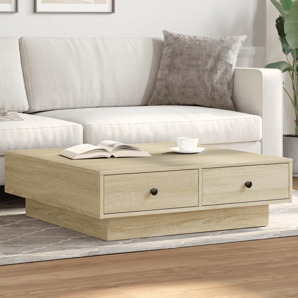 Salontafel Bewerkt Hout