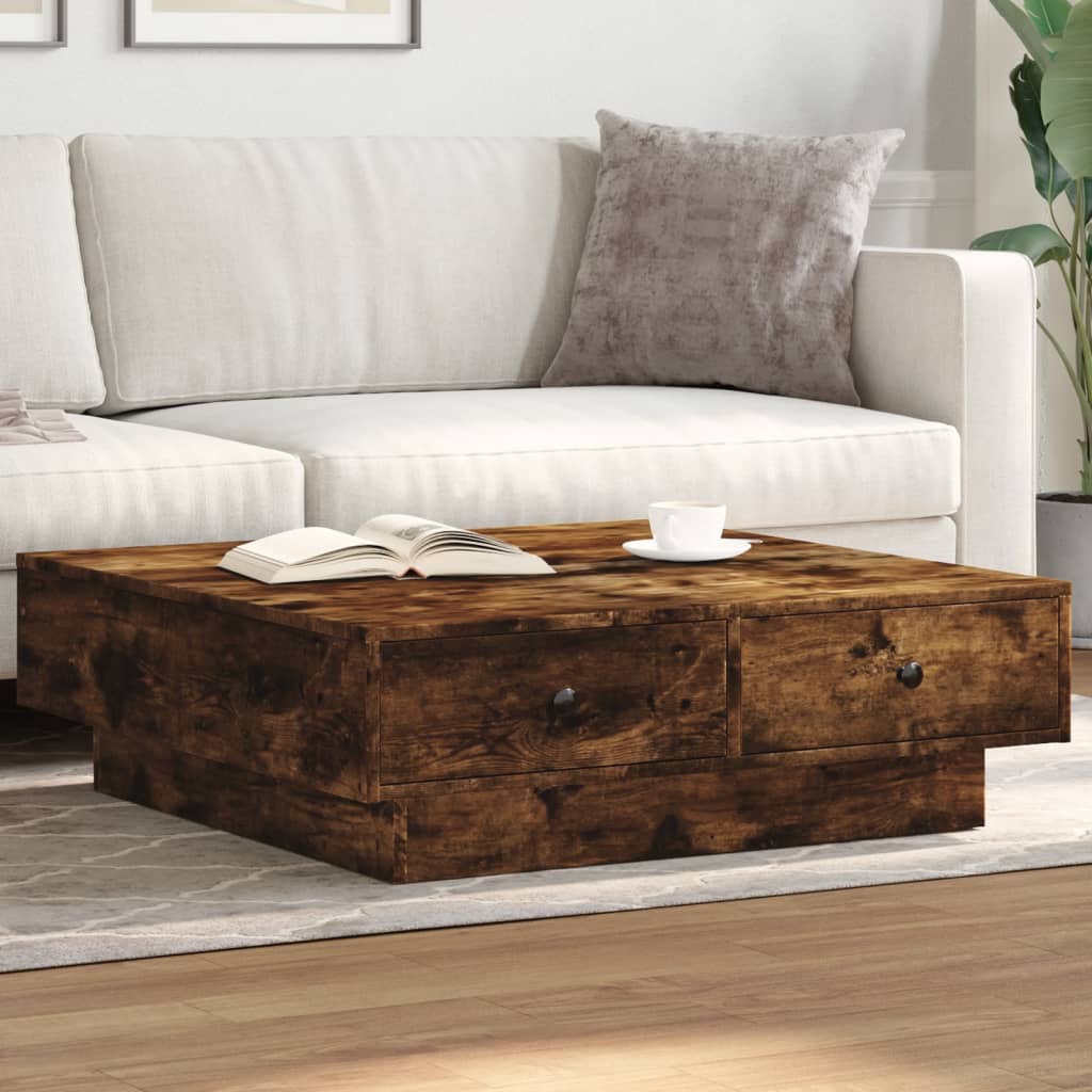 Salontafel Bewerkt Hout