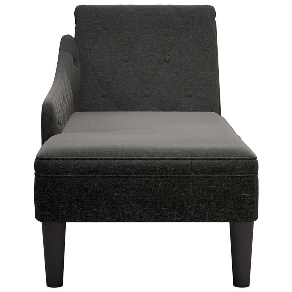 Chaise Longue Met Kussen En Rechterarmleuning Stof