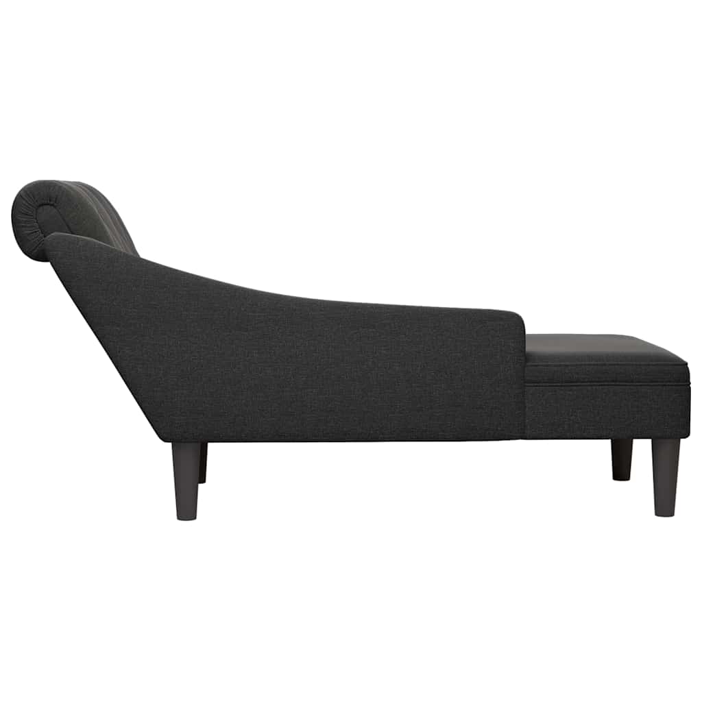 Chaise Longue Met Kussen En Rechterarmleuning Stof