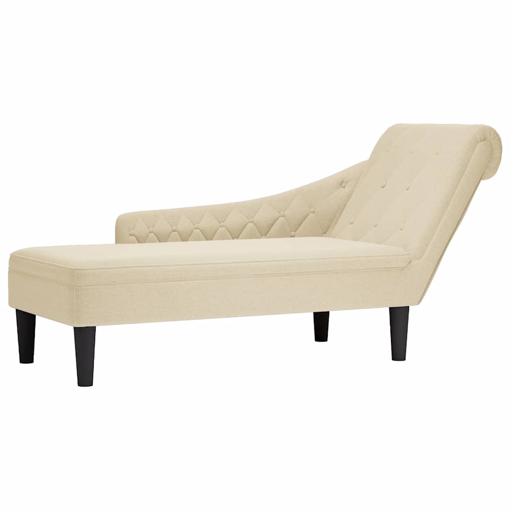 Chaise Longue Met Kussen En Rechterarmleuning Stof