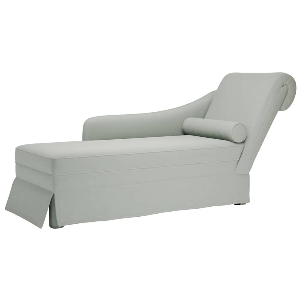 Chaise Longue Met Bolster&Rechterarmleuning Fluweel