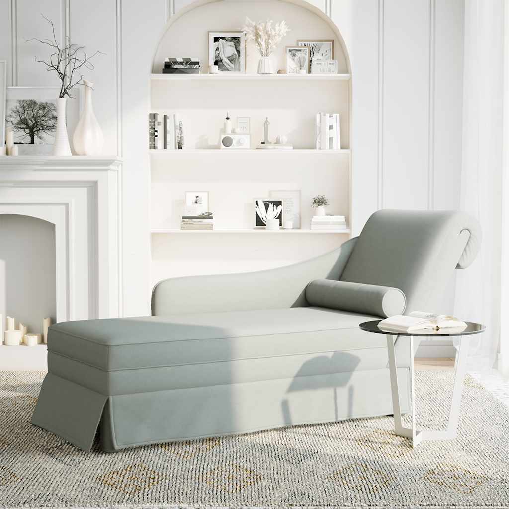 Chaise Longue Met Bolster&Rechterarmleuning Fluweel