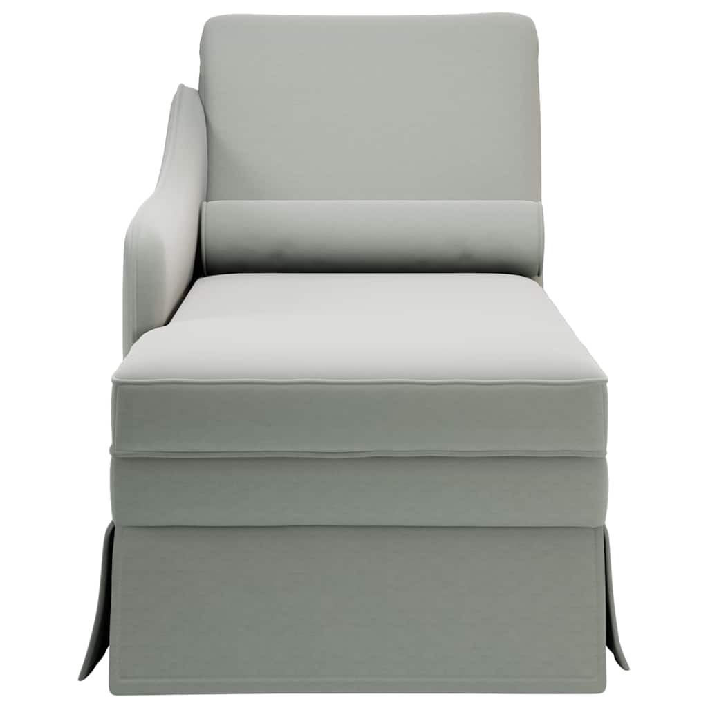 Chaise Longue Met Bolster&Rechterarmleuning Fluweel